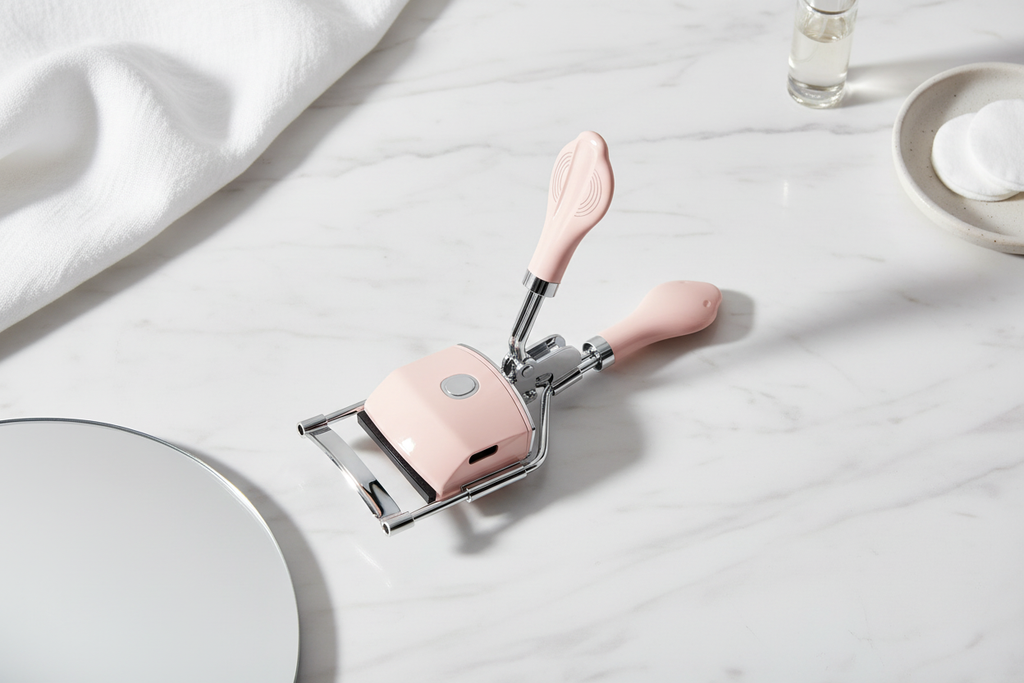 Love Lola Pink Heated Eyelash Curler - No Logo